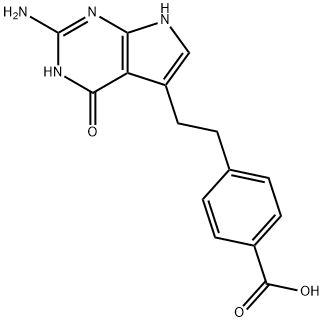 4-[2-(2-Amino-4,7-dihydro-4-oxo-1H-pyrrol[2,3-d]pyrimidin-5-yl)ethyl]benzoic acid