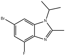 6-Bromo-4-fluoro-2-methyl-1-(1-methylethyl)-1H-benzimidazole