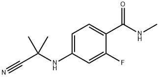 4-[(2-Cyanopropan-2-yl)amino]-2-fluoro-N-methylbenzamide