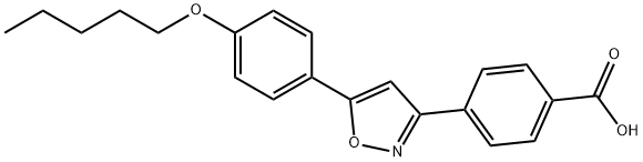 4-[5-(4-Pentyloxyphenyl)isoxazol-3-yl]benzoic acid