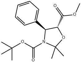 (4S-trans)-2,2-Dimethyl-4-phenyl-3,5-oxazolidinedicarboxylic acid 3-(1,1-dimethylethyl) 5-methyl est