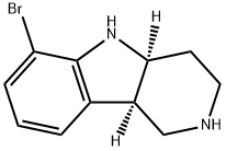 (4aS,9bR)-6-bromo-2,3,4,4a,5,9b-hexahydro-1H-pyrido[4,3-b]indole
