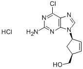 (1S,4R)-4-(2-Amino-6-chloro-9H-purin-9-yl)-2-cyclopentene-1-methanol hydrochloride