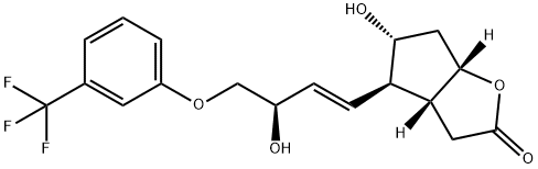 (+)-(3aR,4R,5r,6aS)-Hexahydro-5-hydroxy-4-[(1E,3R)-3-hydroxy-4-(3-trifluoromethyl)phenoxy-1-butenyl]