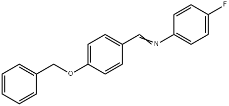 4-Fluoro-N-[[4-(phenylmethoxy)phenyl]methylene]benzenamine
