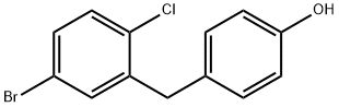 4-[(5-Bromo-2-chlorophenyl)methyl]phenol