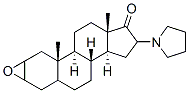 2,3-Epoxy-16-(1-pyrrolidinyl)androstan-17-one