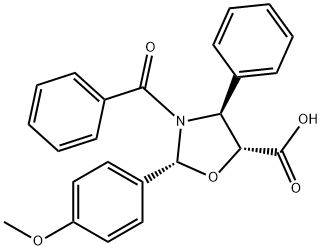 (2R,4S,5R)-3-Benzoyl-2-(4-methoxyphenyl)-4-phenyl-5-oxazolidinecarboxylic acid