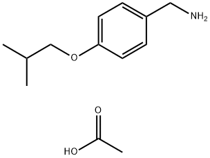 4-(2-Methylpropoxy)benzenemethanamine acetate (1:1)
