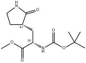 (aS,3S)-a-[[(1,1-dimethylethoxy)carbonyl]amino]-2-oxo-3-Pyrrolidinepropanoic acid methyl ester