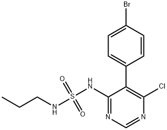 N-[5-(4-Bromophenyl)-6-chloro-4-pyrimidinyl]-N'-propylsulfamide