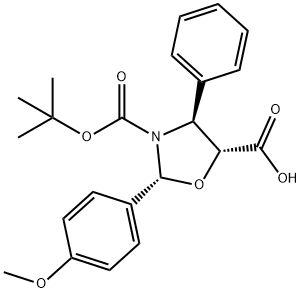 (2R,4S,5R)-2-(4-Methoxyphenyl)-4-phenyl-3,5-oxazolidinedicarboxylic acid 3-(1,1-dimethylethyl) ester