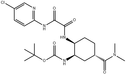 tert-Butyl [(1R,2S,5S)-2-[[2-[(5-chloropyridin-2-yl)amino]-2-oxoacetyl]amino]-5-(dimethylaminocarbon