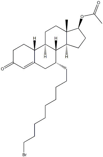 (7alpha,17beta)-17-(Acetyloxy)-7-(9-bromononyl)estr-4-en-3-one