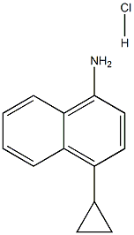 4-Cyclopropyl-1-naphthalenamine hydrochloride (1:1)